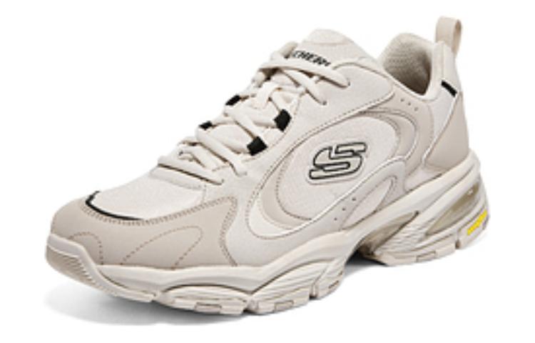 Skechers D'lites Shoes 'Beige White' 894163-NAT