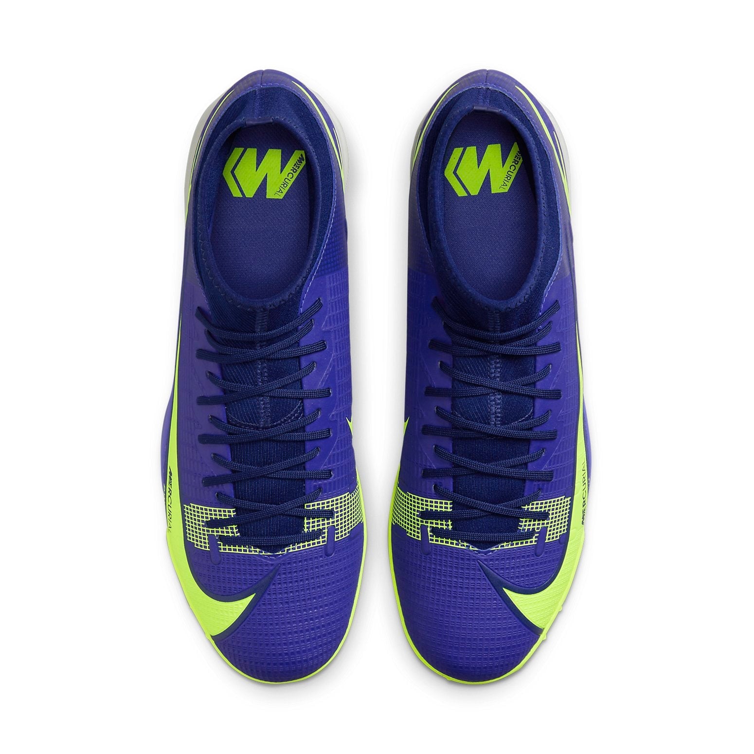 Nike Mercurial Superfly 8 Academy TF Turf High-Top Soccer Shoes Blue CV0953-474