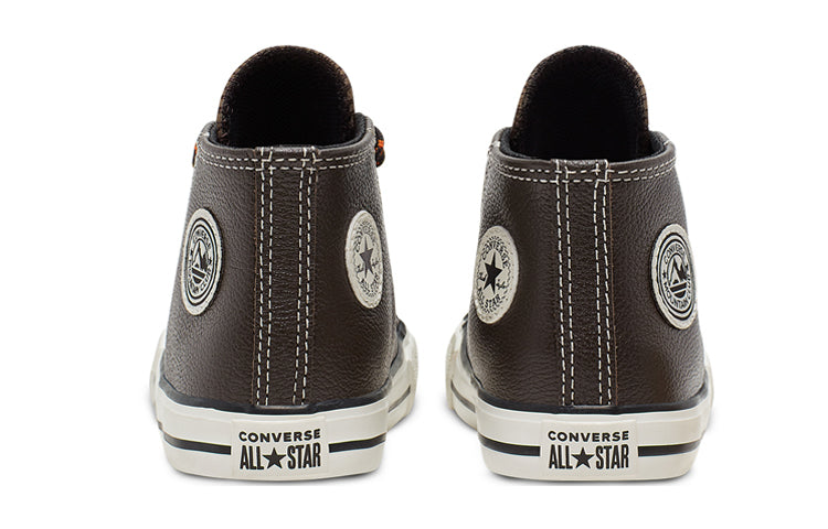 Converse Kids' Leather Chuck Taylor All Star High Top Black 765976C