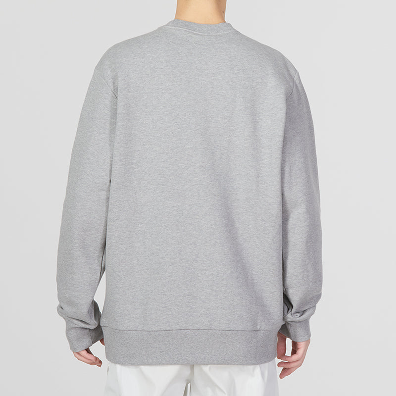 adidas French Terry Sweatshirt 'Grey White' IC9331