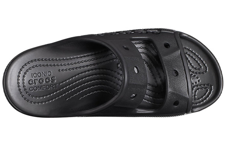 Crocs Fashion Casual Unisex Black Slippers 207627-001