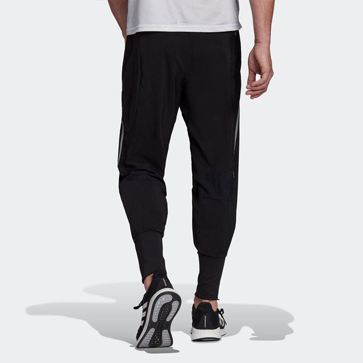 Men's adidas Logo Bundle Feet Casual Sports Pants/Trousers/Joggers Japanese Version Black H58570