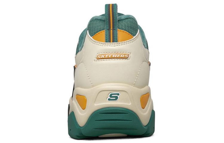 Skechers D'lites 2.0 Running Shoes White/Green 666159-OWGN