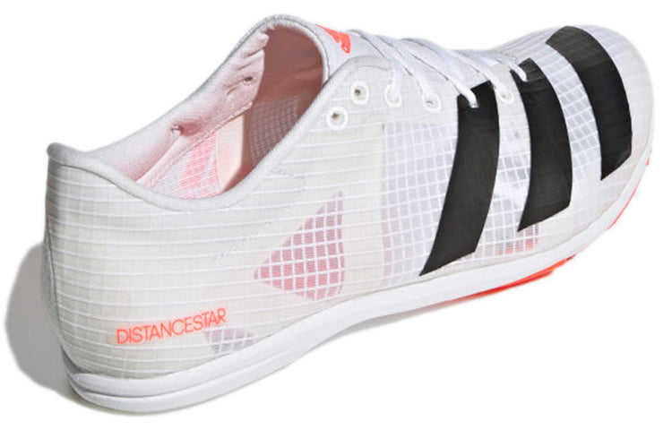 adidas Distancestar Spikes 'White Black Orange' FY4094