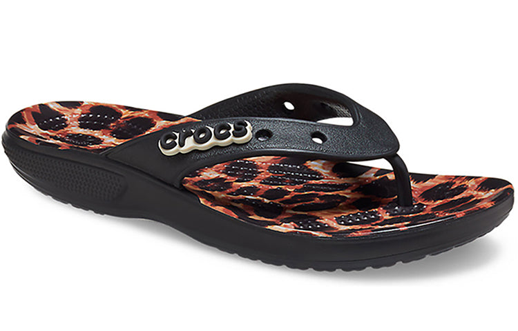 Crocs Classic animal Flip-Flops Unisex Leopard print 'Black Leopard' 207872-0CU