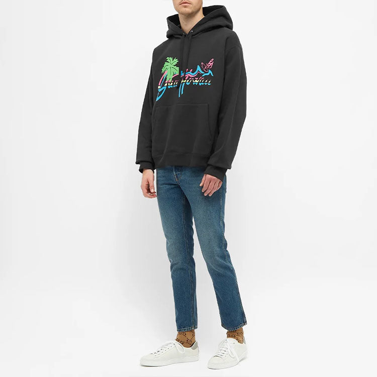 Gucci Hawaii Rainbow Print For Men Black 626989-XJCSP-1142