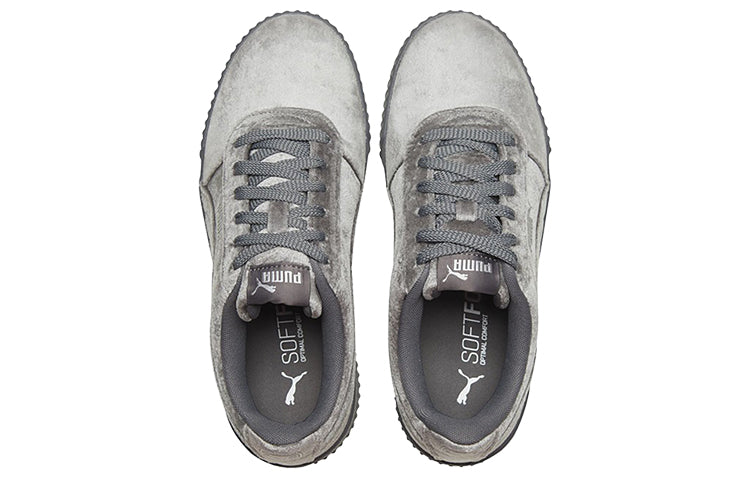 (WMNS) PUMA Carina Velvet Grey/Silver 375886-03