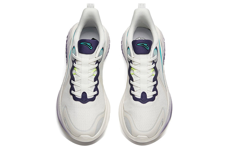 ANTA Runninng Series Sneakers 'White Green Purple' 112145556S-4
