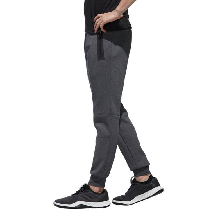 adidas Pt Kn Urban Solid Color Sports Knit Bundle Feet Long Pants Gray DW4560