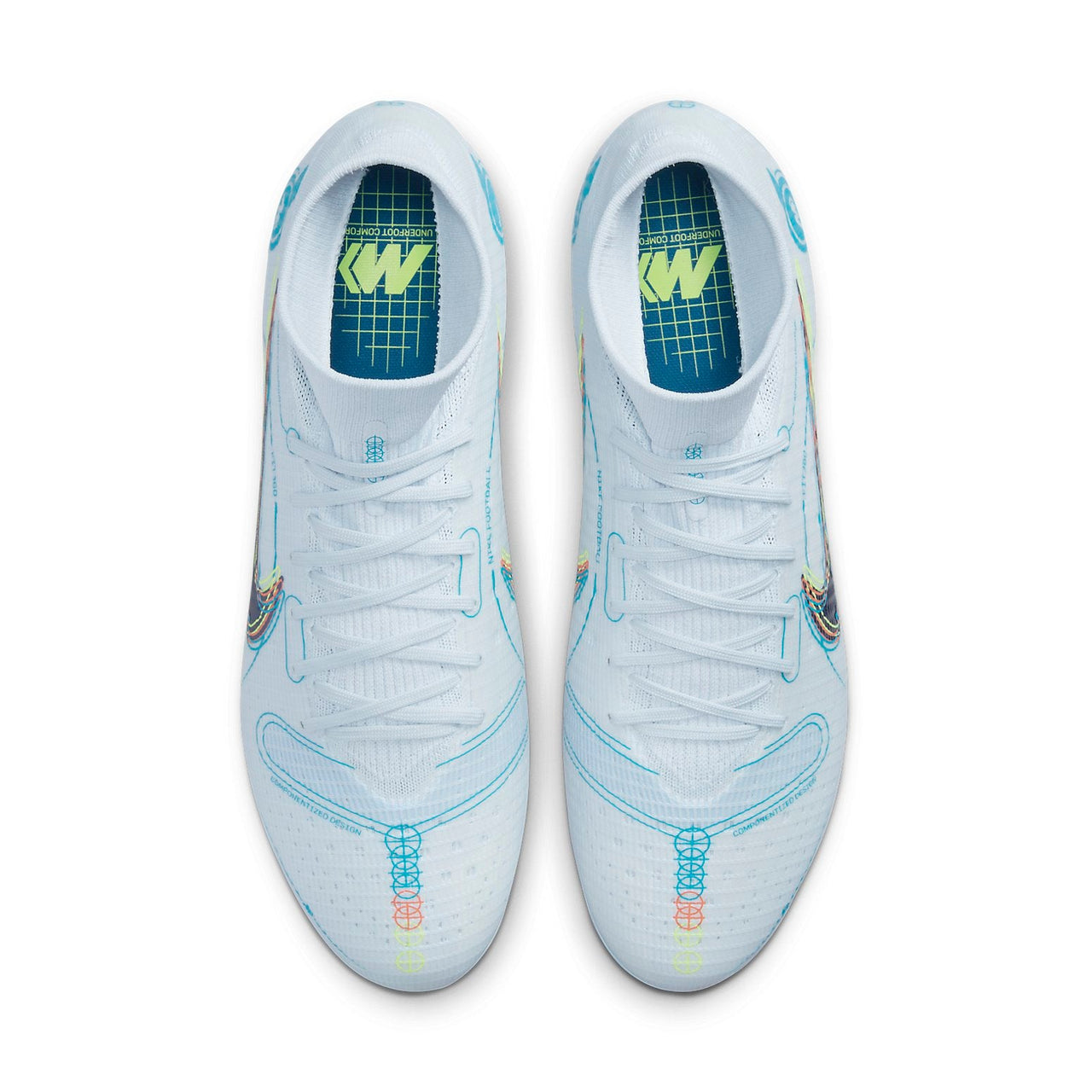 Nike Mercurial Superfly 8 Pro FG 'Grey Light Marine' DJ2848-054