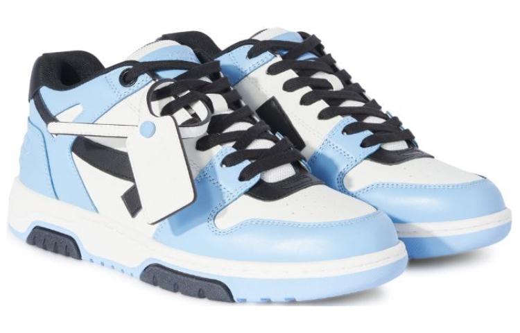 Off-White Out Of Office Low-Top Leather Sneaker 'Blue Black White' OMIA189F23LEA0084010