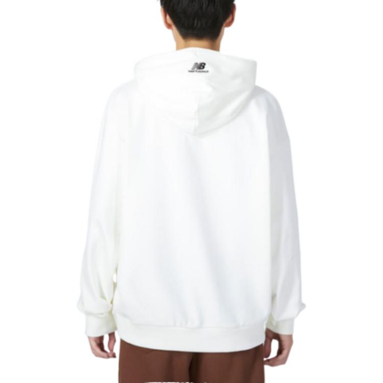New Balance Logo Print Hoodie Asia Sizing 'White Tan' 5CC44353-IV