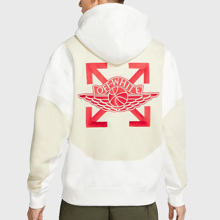 Air Jordan x Off-White Hoodie 'Sail White University Red' CV0539-134