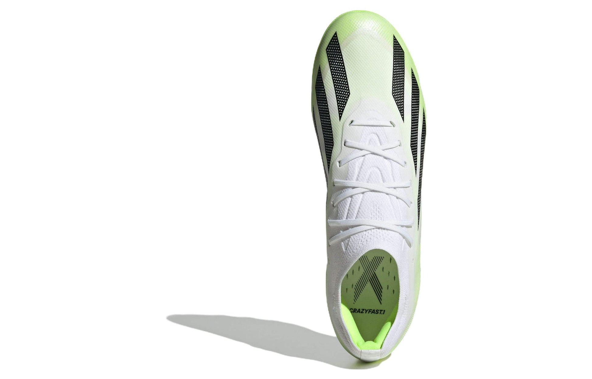adidas X Crazyfast.1 AG 'Cloud White Solar Green' IF0161