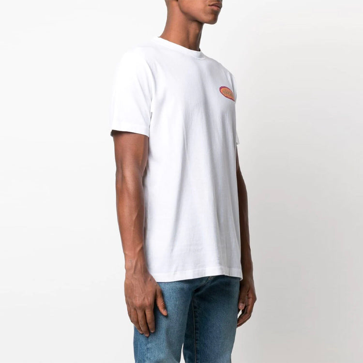 Off-White SS21 Alphabet Printing Loose Round Neck Short Sleeve Version White OMAA027S21JER0160184