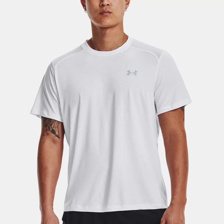 Under Armour CoolSwitch Run Short Sleeve T-shirt 'White' 1371129-100