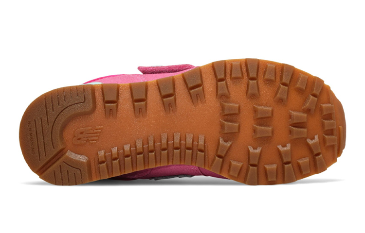 (GS) New BalanceHook and Loop 574 Pink/Green YV574PAF