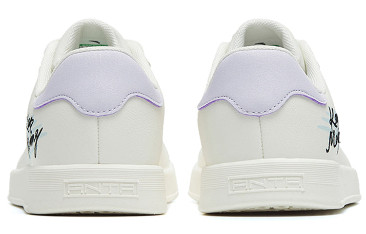 (WMNS) ANTA Life Series Sneakers  'White Purple' 122228065S-1
