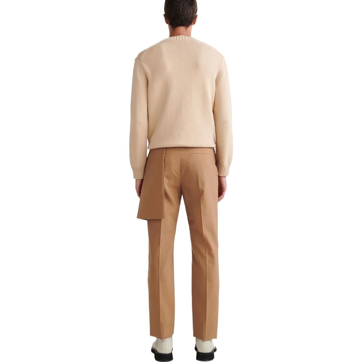 Men's Off-White FW22 Suit Casual Pants/Trousers Brown OMCA219S22FAB0016200