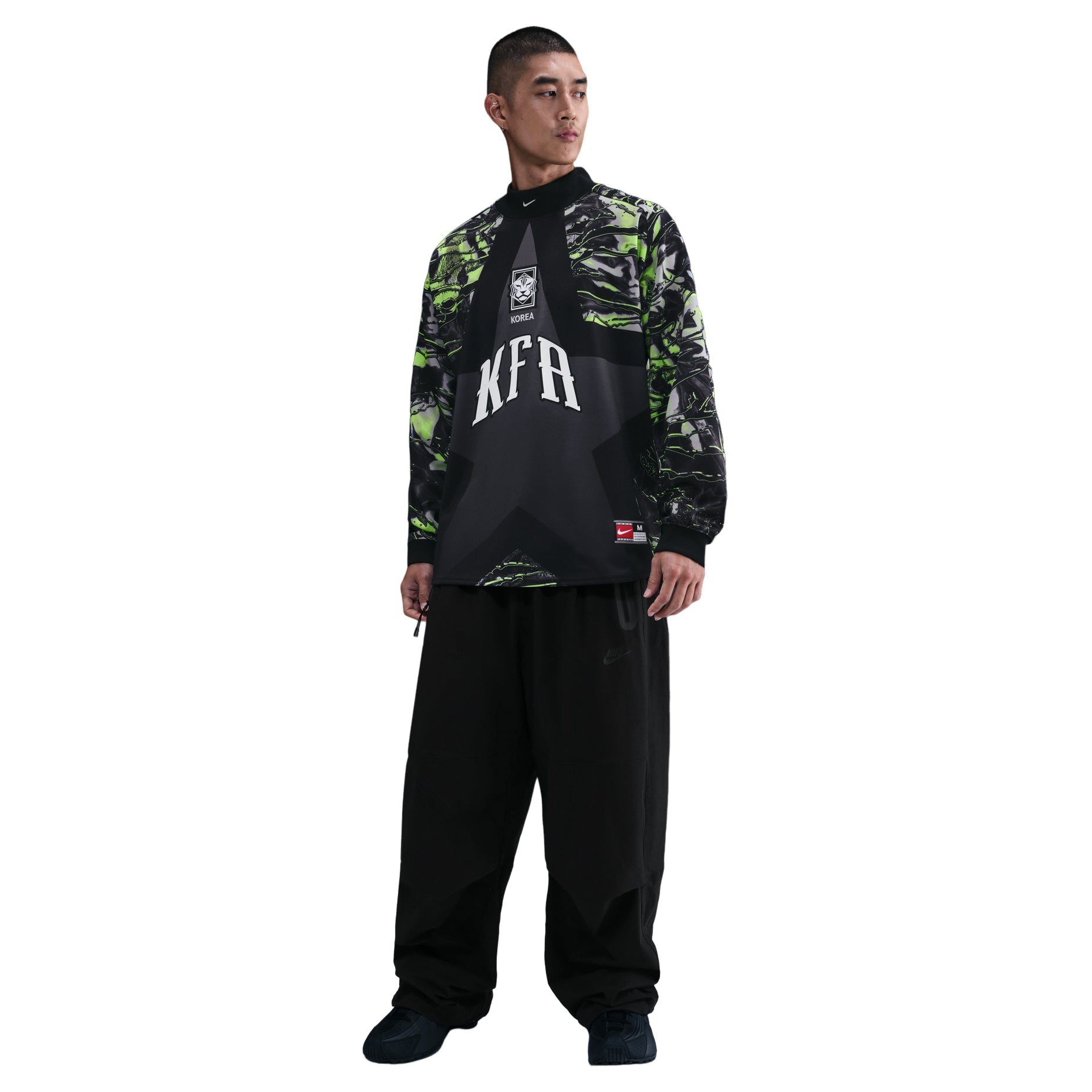 Nike Korea Goalkeeper Jersey 'Black White' IO0788-010