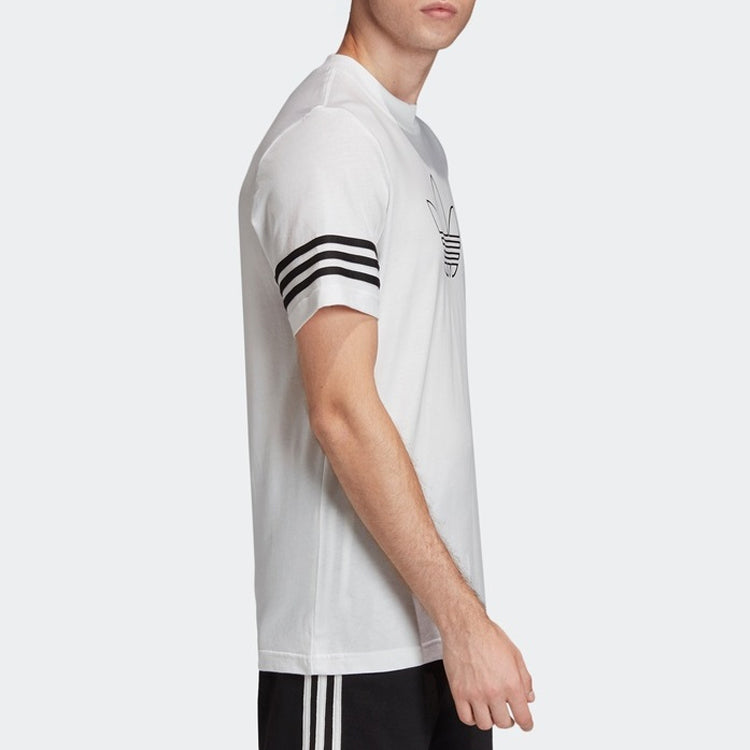 adidas originals Outline Logo Short Sleeve White FM3894