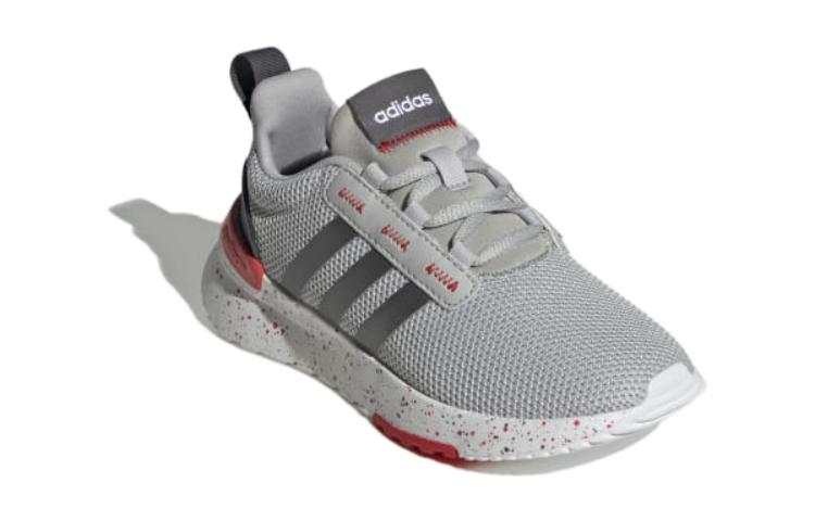 (GS) adidas Racer TR21 'Grey Red Speckled' HP6171