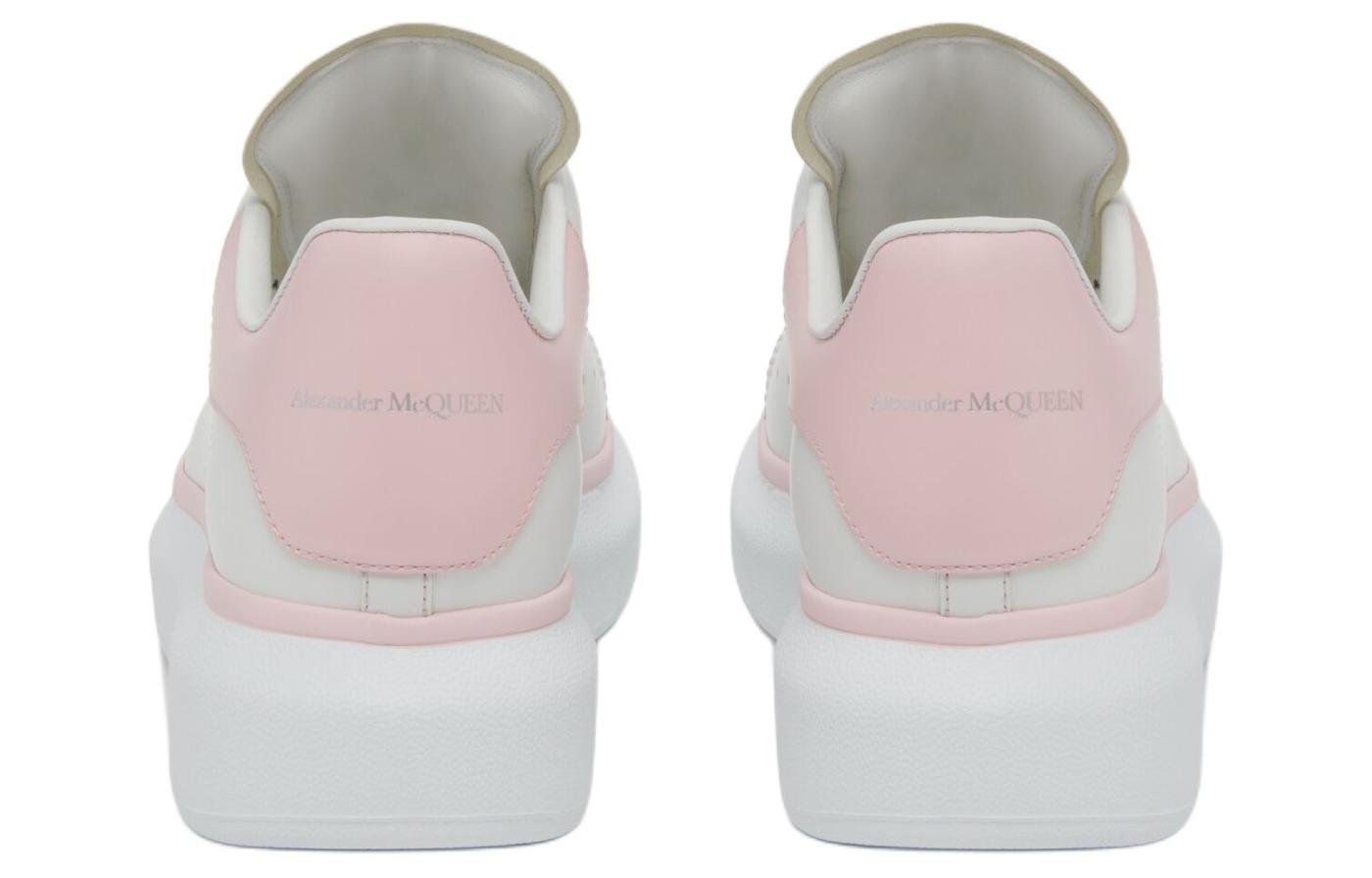 (WMNS) Alexander McQueen Wedge Sole Sneakers 'White and Ice Pink' 718139WIEEP8761