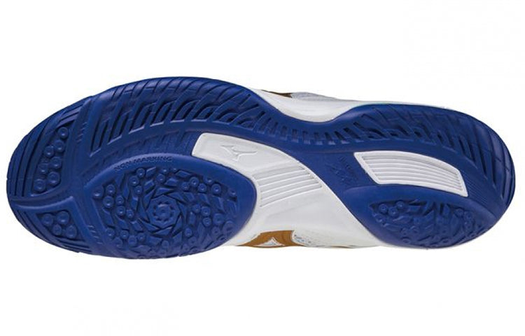 Mizuno Wave Drive 8 'White Gold Blue' 81GA170530