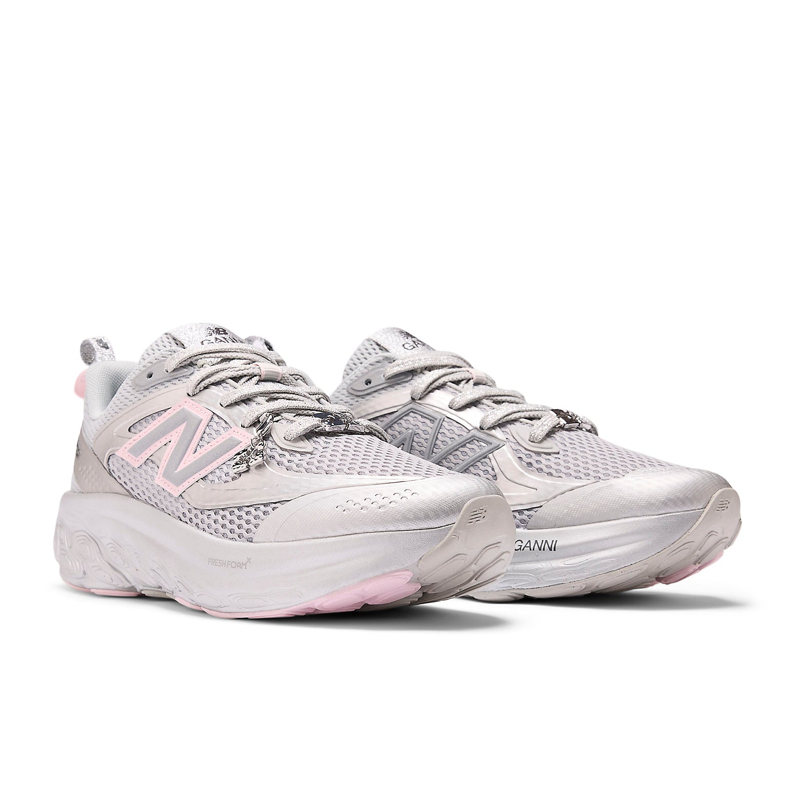 New Balance x GANNI Fresh Foam Trainer 'Futuristic Silver Pink' UTRNGA