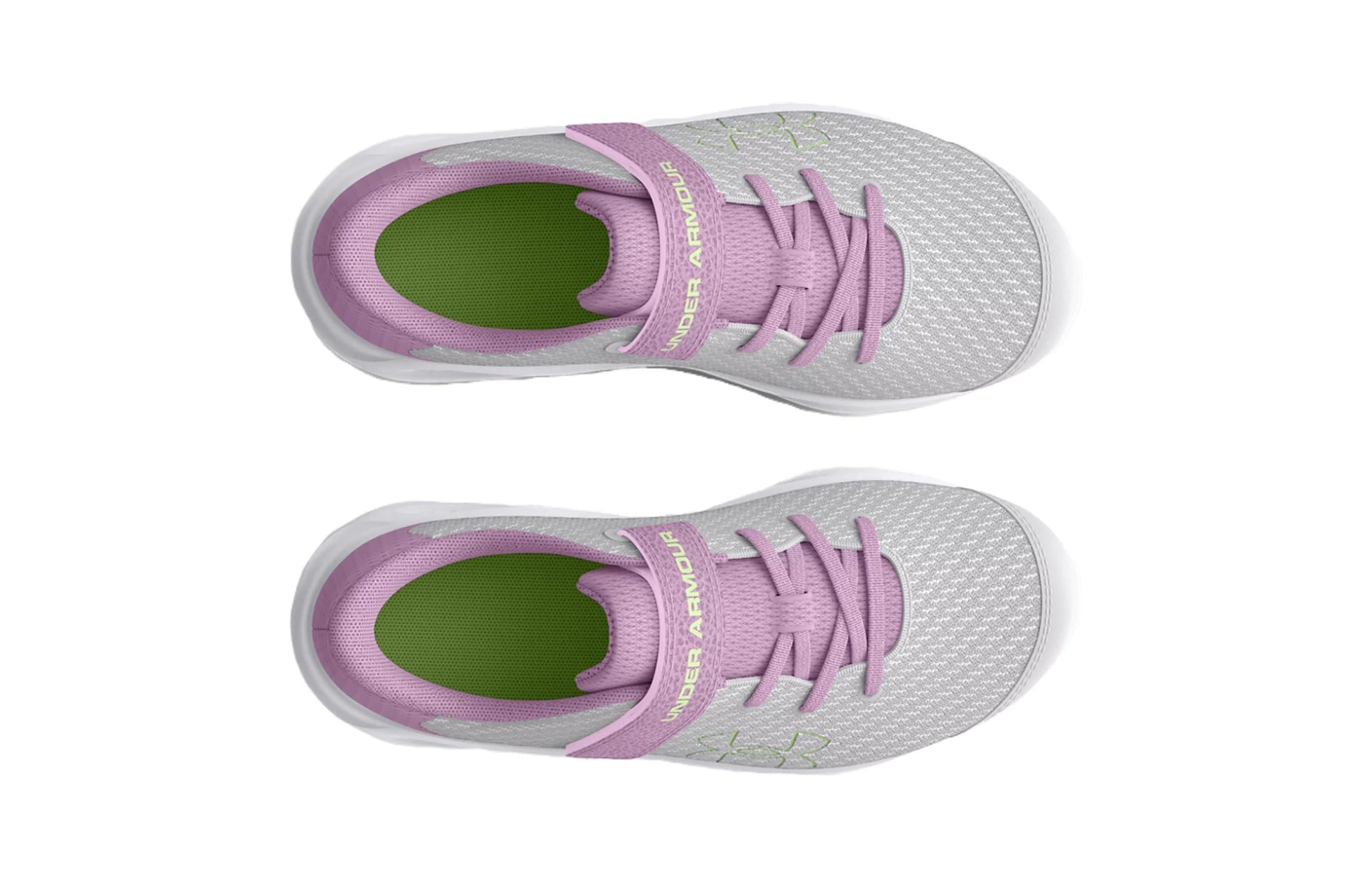 (PS) Under Armour Pursuit 3 AC 'Big Logo - Halo Grey Fresh Orchid' 3026714-100