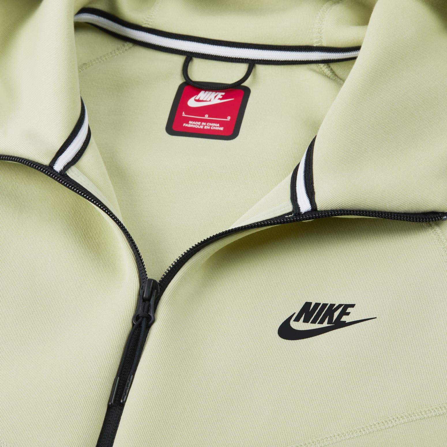 Nike Tech Fleece Full-Zip Windrunner Hooded Jacket Asia Sizing 'Yellow Green' FB7922-371