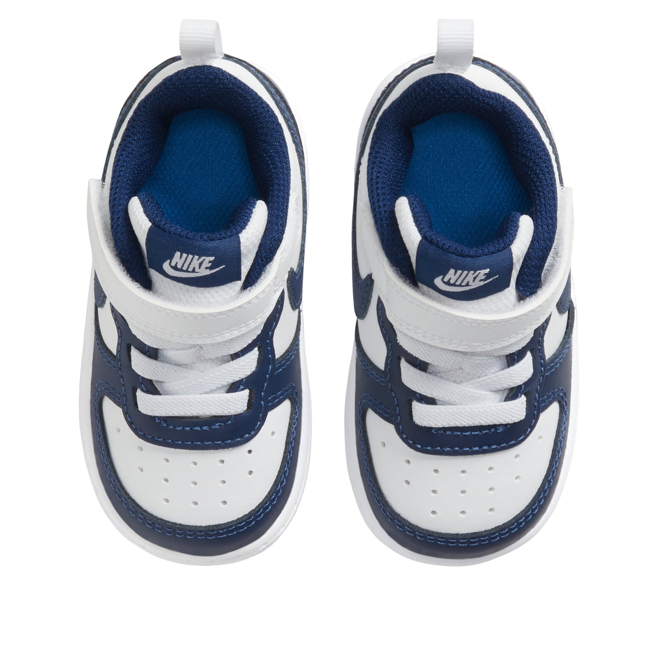 (TD) Nike Court Borough Low 2 'White Signal Blue' BQ5453-107