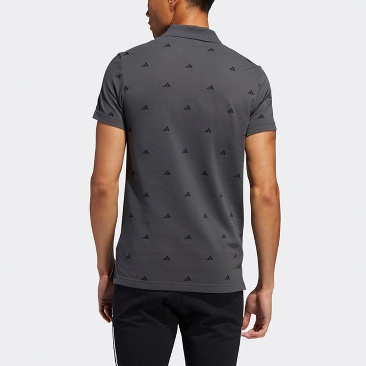 adidas Sports Short Sleeve Polo Shirt Gray FT2801