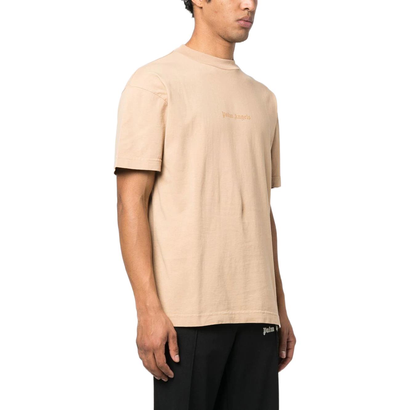 Palm Angels SS23 Reverse Logo T-Shirt 'Beige' PMAA001S23JER0046161