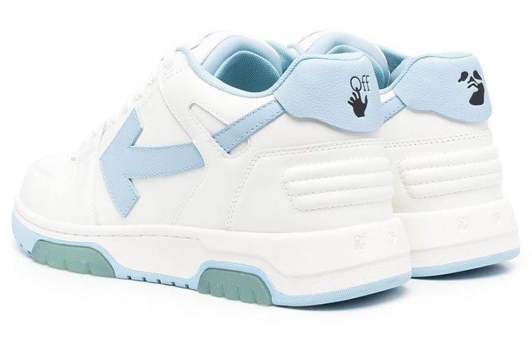 Off-White Out Of Office Leather Sneakers 'White Blue' OMIA189C99LEA0040140