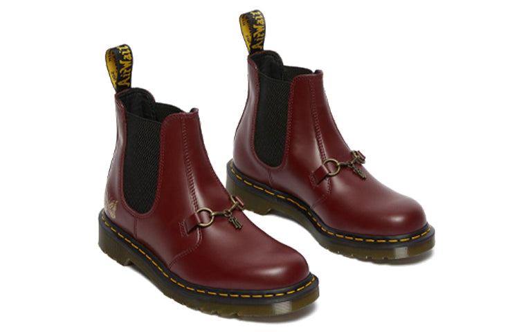 Dr.Martens 2976 Needles Snaffle Chelsea Boots 'Cherry Red' 26908600
