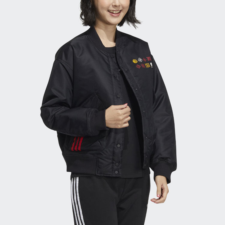(WMNS) adidas Neo CNY PAD Jackets 'Black' HM7484