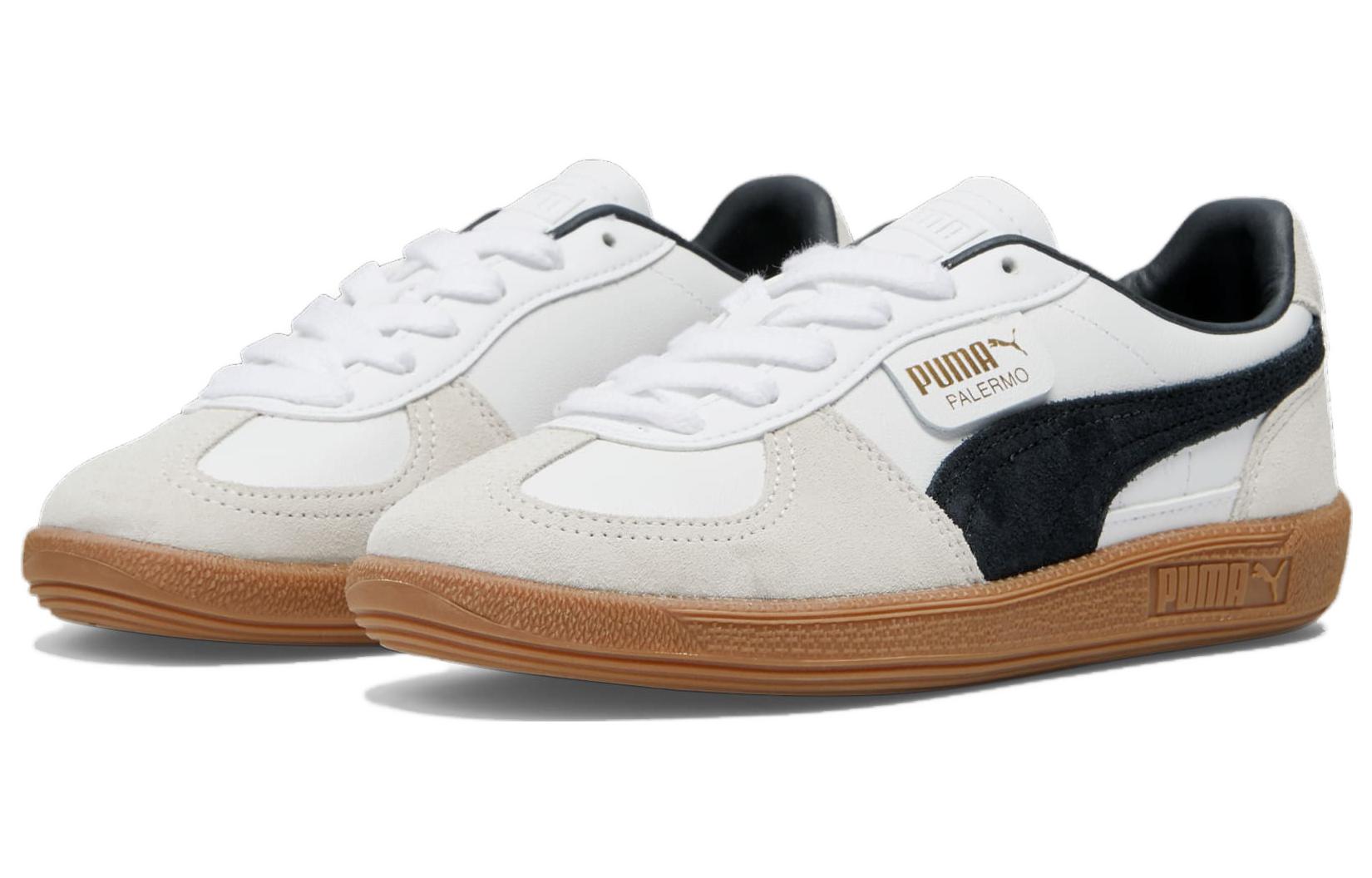 (WMNS) PUMA Palermo 'White Vapor Grey Gum' 397647-01