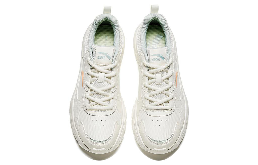 (WMNS) ANTA Running Series Sneakers 'White Yellow' 922345580-10