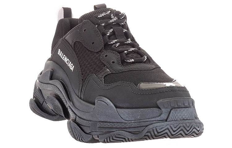 (WMNS) Balenciaga Triple S 'Black' 531388W09OM1000