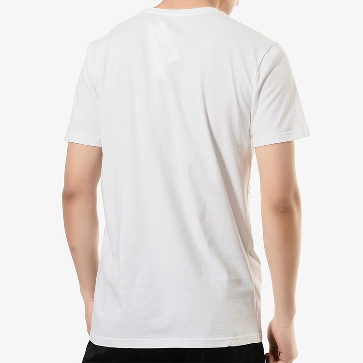 adidas neo M Fav Tshirt Printing Casual Sports Short Sleeve White CV6936