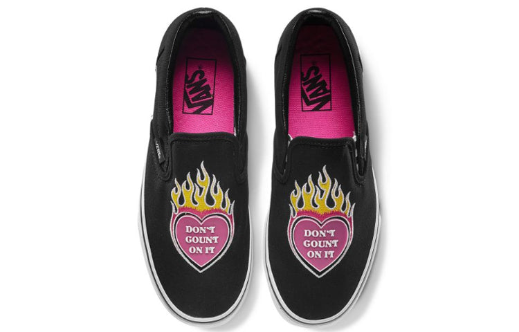 Vans Classic SLIP-ON 'Black Pink' VN0A38F7VMA