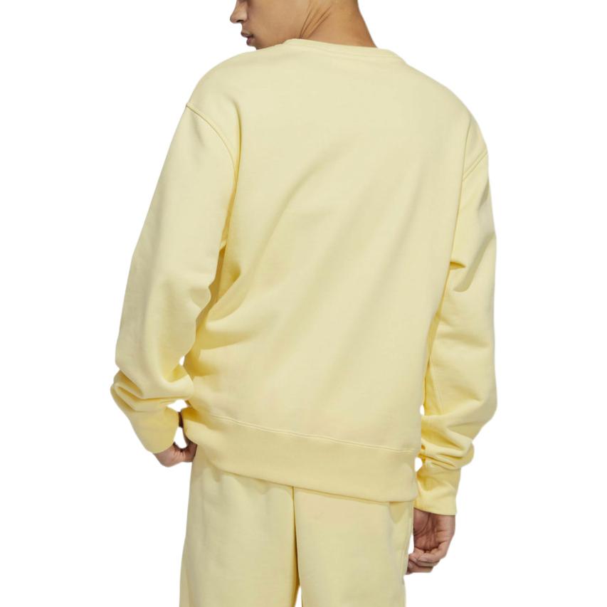 adidas x Pharrell Humanrace Logo Sweatshirt 'Light Yellow' H47006