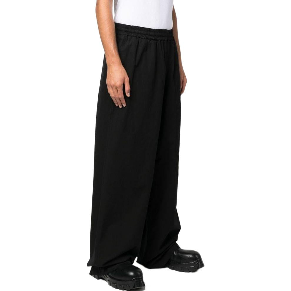 Men's Off-White SS22 Solid Color Straight Casual Pants/Trousers Loose Fit Black OMCA241F22FAB00110101010