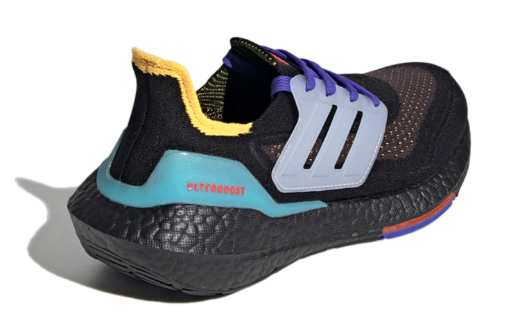 (GS) adidas Ultraboost 21 J 'Black Pulse Aqua' GX2561