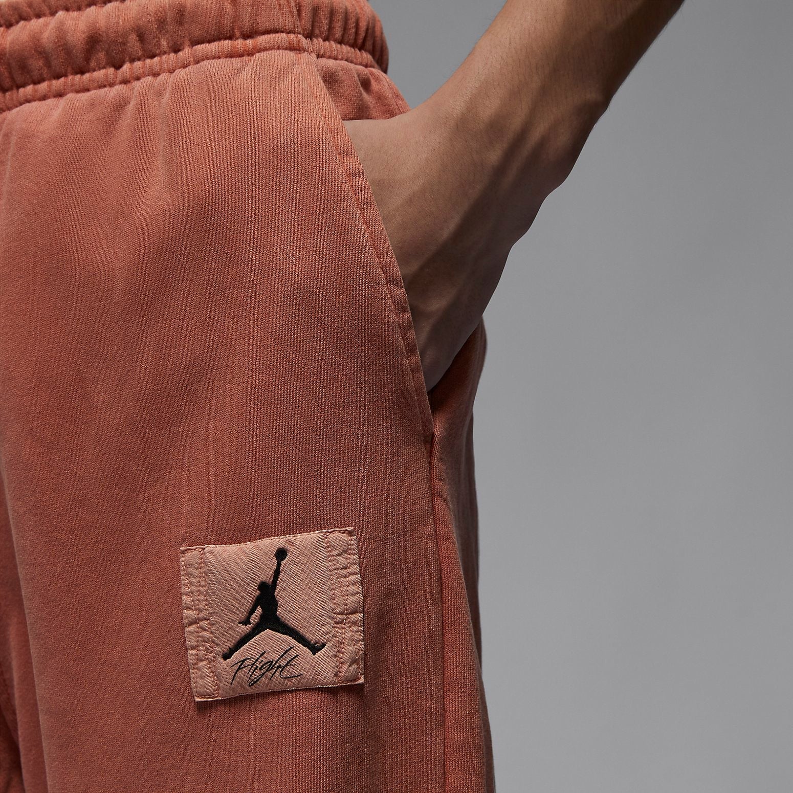 Air Jordan Essential Fleece Washed Trousers 'Orange' FB7299-810