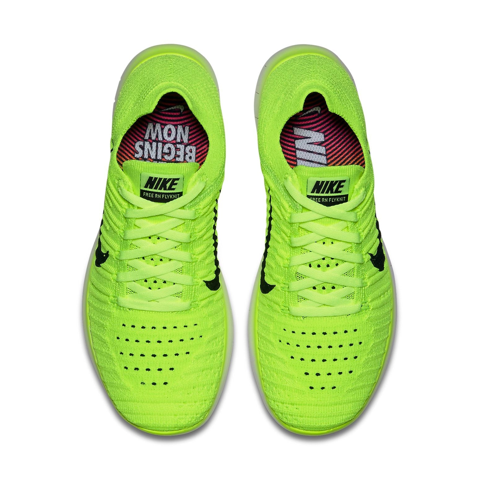 (WMNS) Nike Free RN Flyknit 'Medals Stand Volt' 842546-700