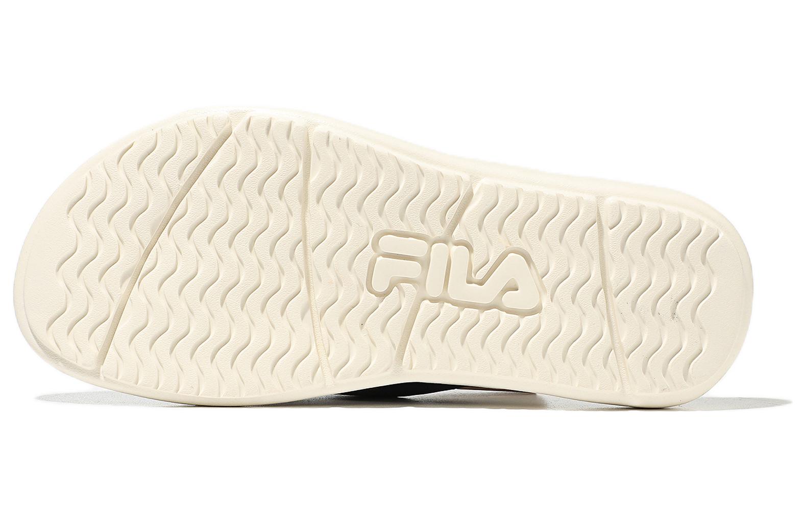 FILA Slick Song 2022 Casual Sports Slippers Unisex White Blue Korean Version 'White Blue' 1SM01922E_147