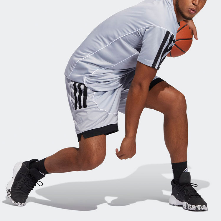 adidas Creator 265 2.0 Sports Basketball Shorts Silver Gray GK8376