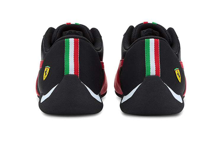 (GS) PUMA Scuderia Ferrari Race R-cat Low Top Running Shoes Black/Red 306546-02